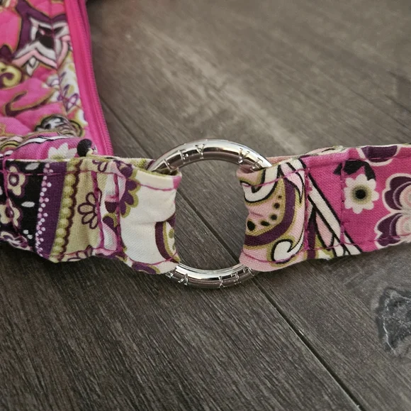 Vera Bradley "Very Berry Paisley" Lisa B Hobo Shoulder Bag *Retired Pattern - Picture 5 of 6